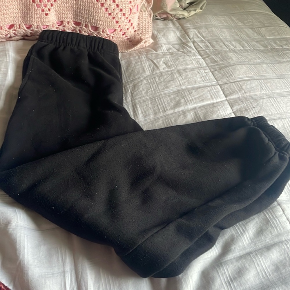 Black sweatpants